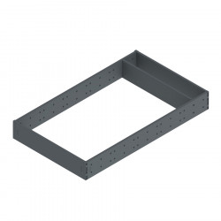 SLIM BOX Рамка 264mm L-450 металл лак графит, TH03.0806.01.924